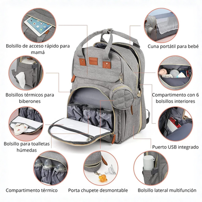 Mochila de bebé 3 en 1